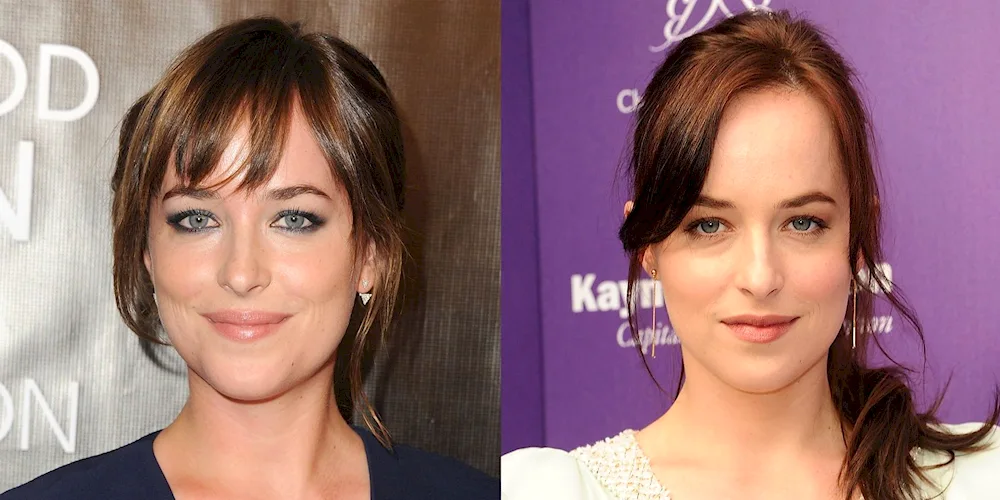 Dakota Johnson bangs