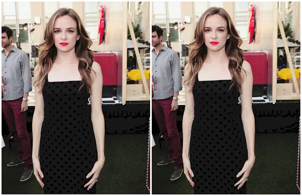 Danielle Panabaker aerobatics