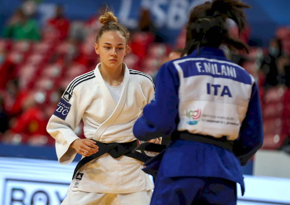 Ukrainian judoka Darya Beloded