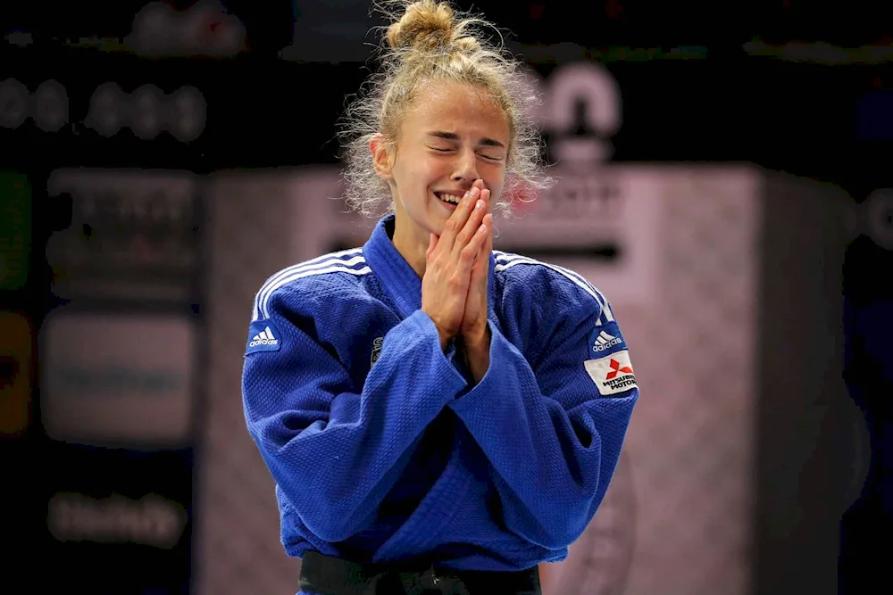 Ukrainian judoka Darya Beloded