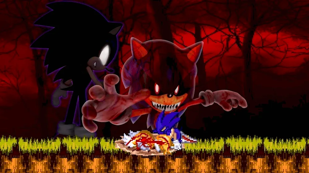 Dark Sonic vs Sonic ehe