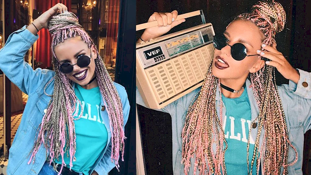 De Afro braids