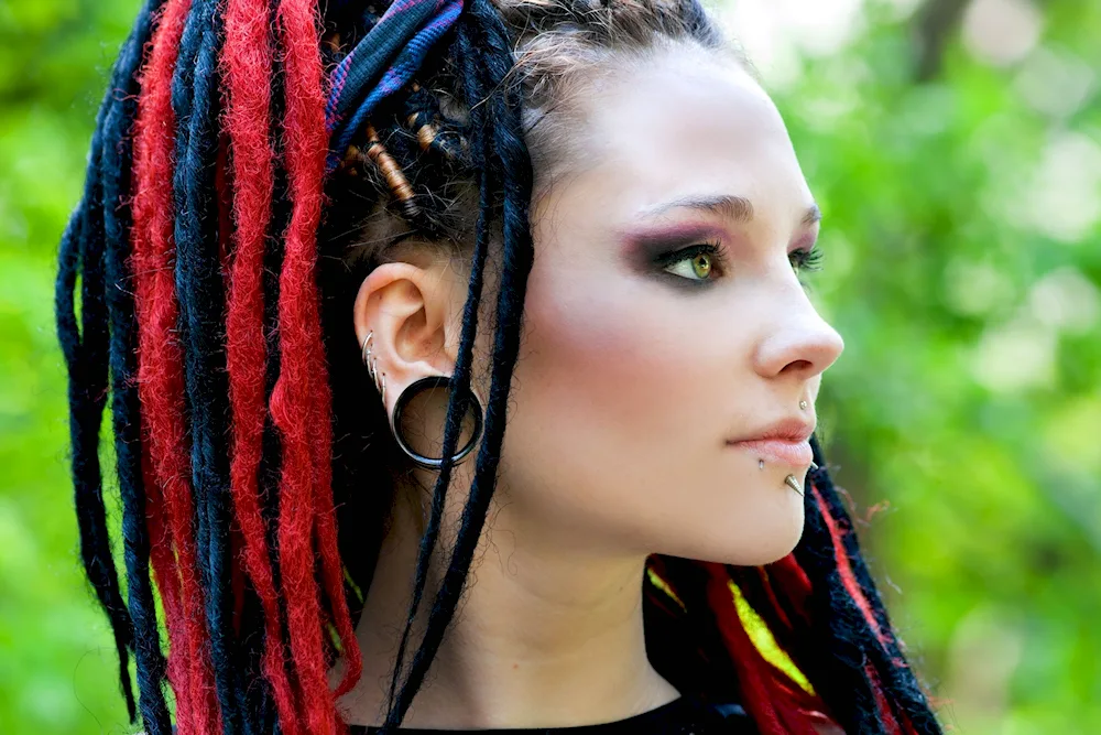 De dreadlocks kanekalon