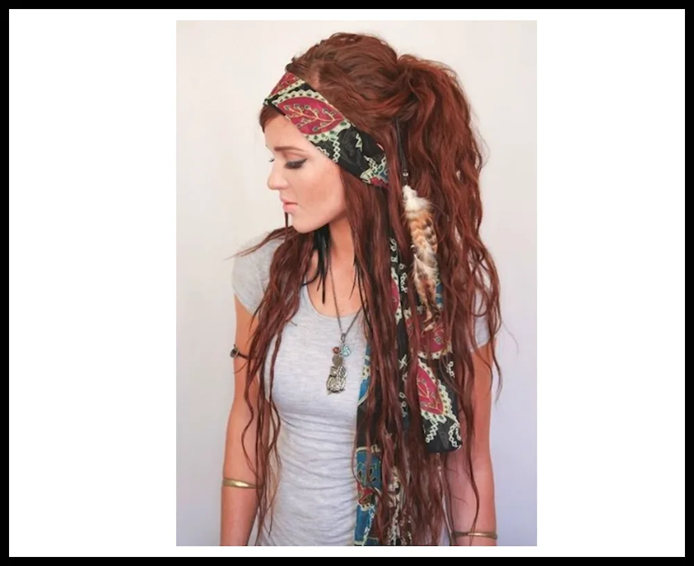 De boho dreadlocks