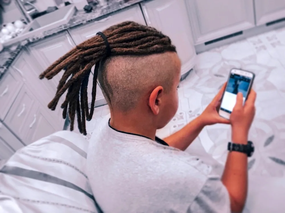 Long undercat dreadlocks