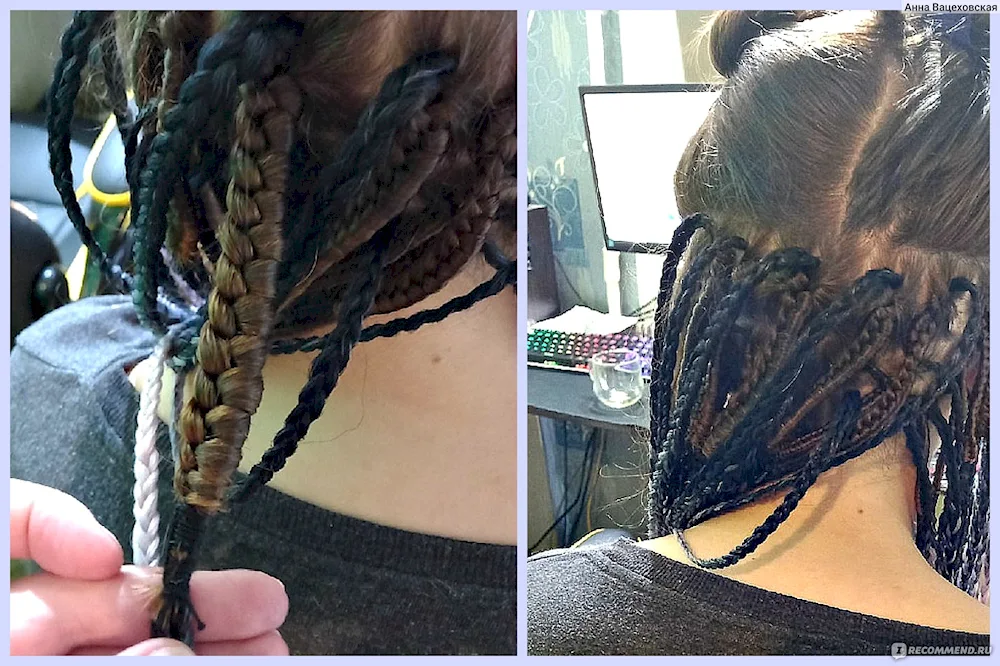 De braids half-eight braiding