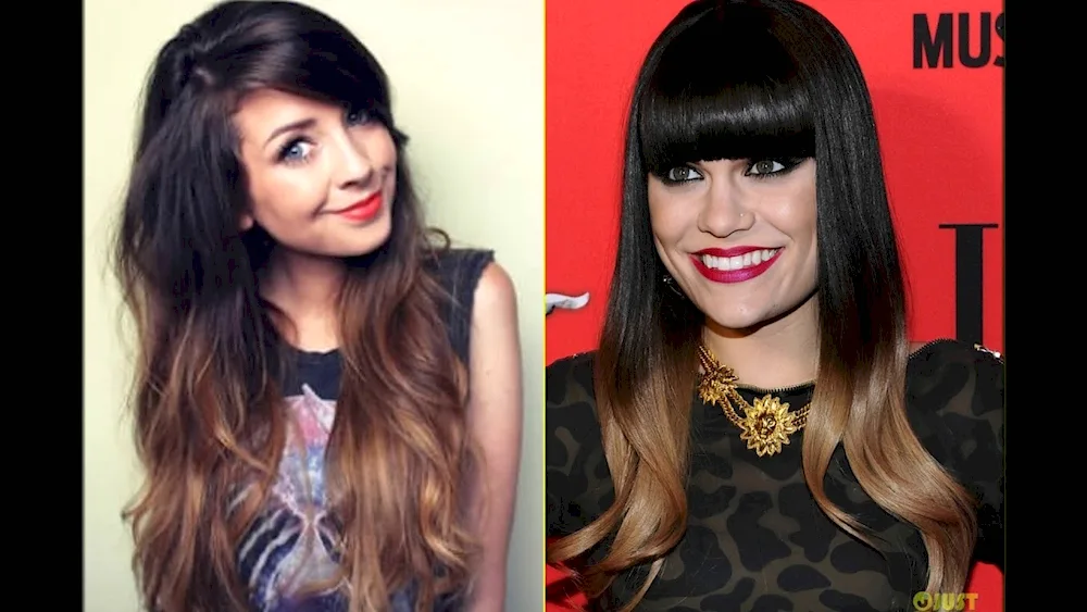 Black hair colour