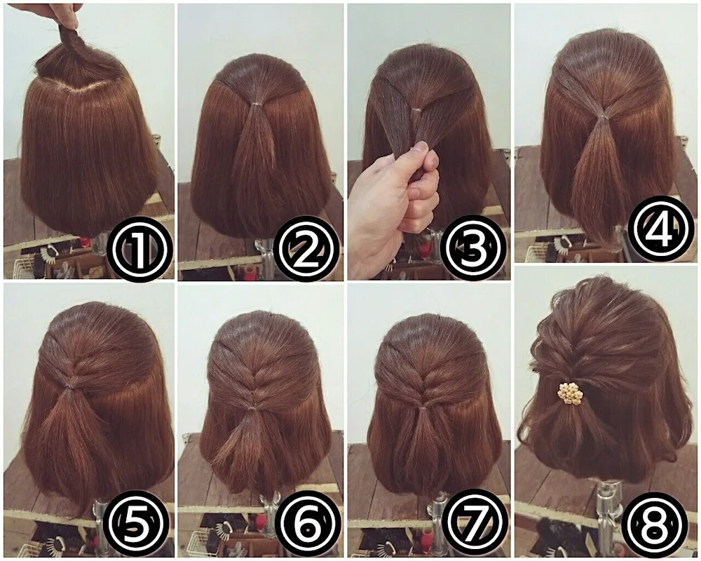 Deguy hairstyles on short hair