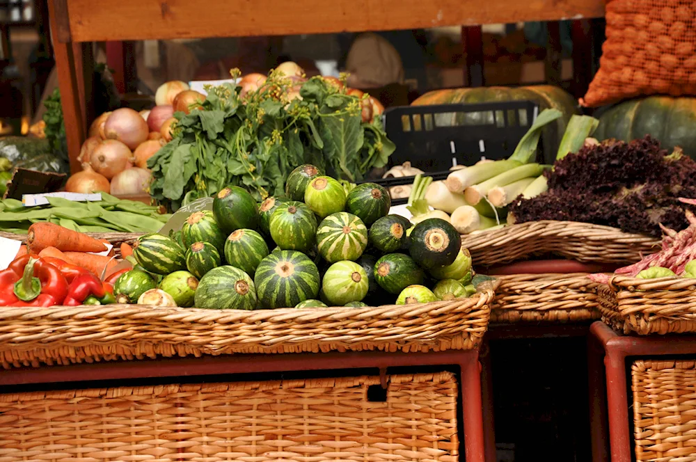 Fruits and vegetables