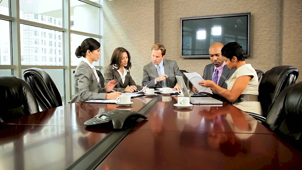 People at the meeting