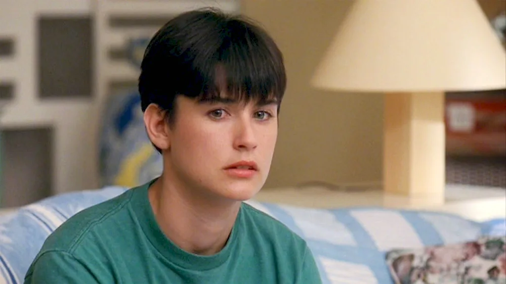 Demi Moore ghost haircut
