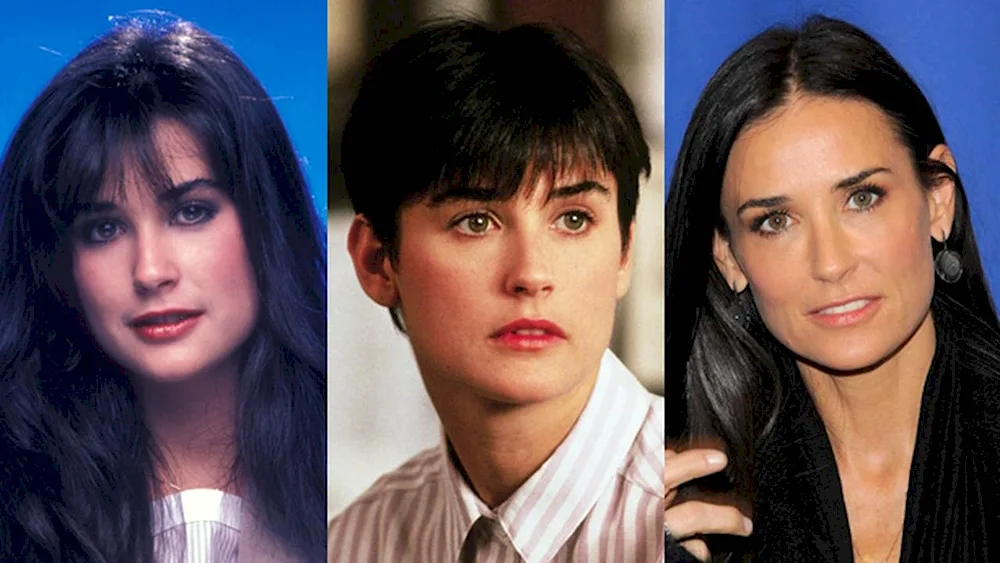 Demi Moore ghost haircut