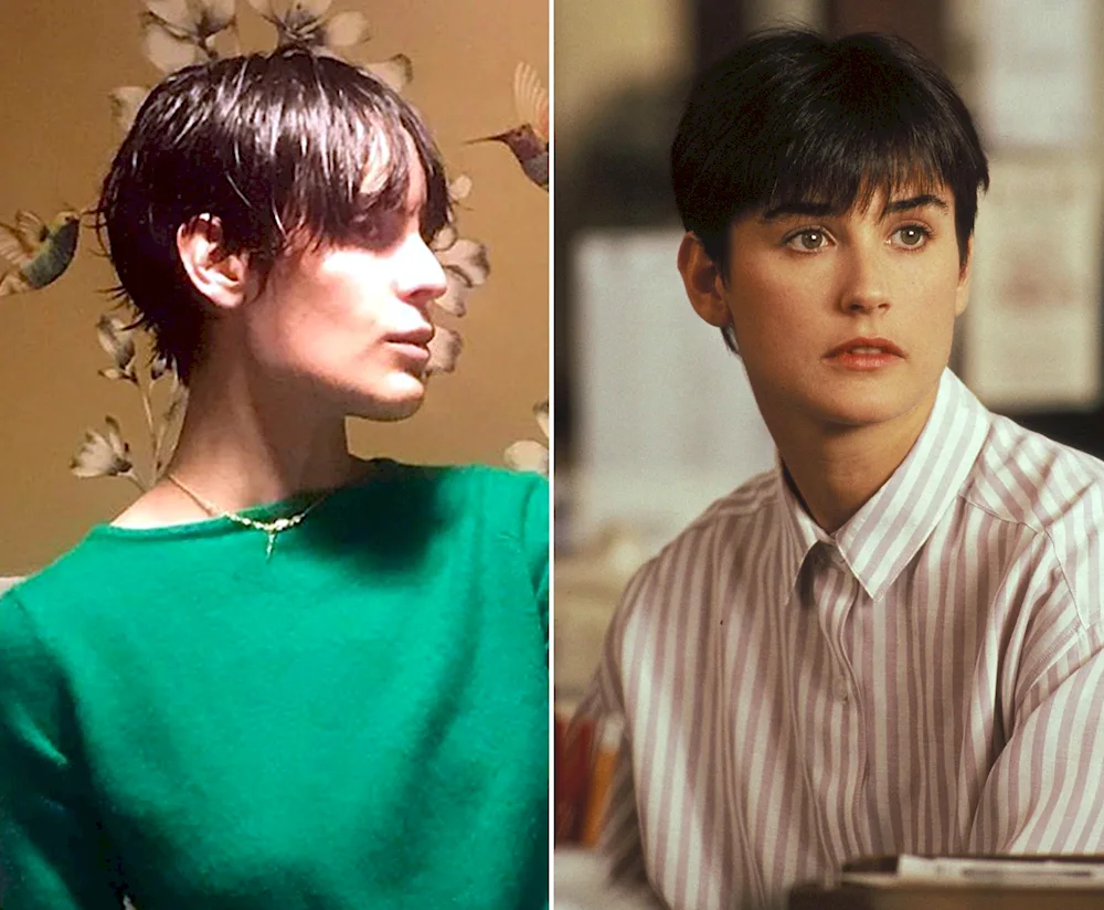 Demi Moore ghost haircut