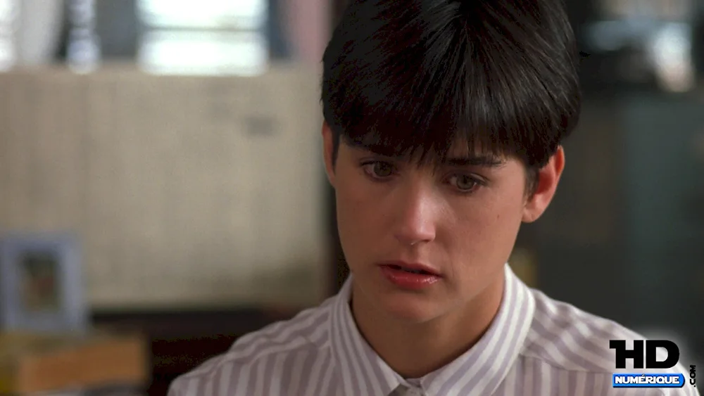 Demi Moore ghost haircut