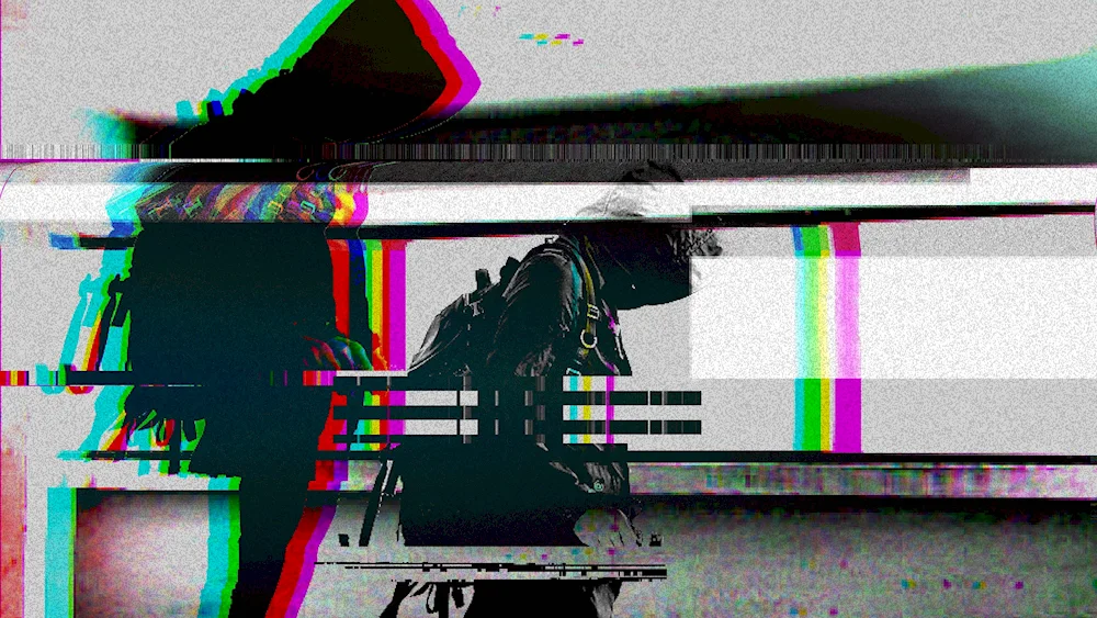 Glitch background