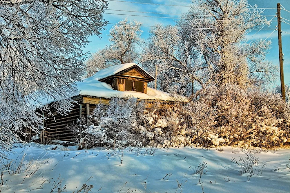 Winter village