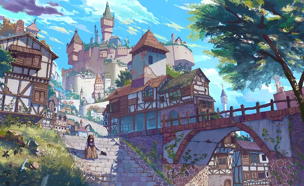 Elven architecture The Witcher