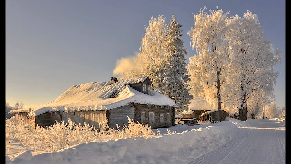 Winter in the village