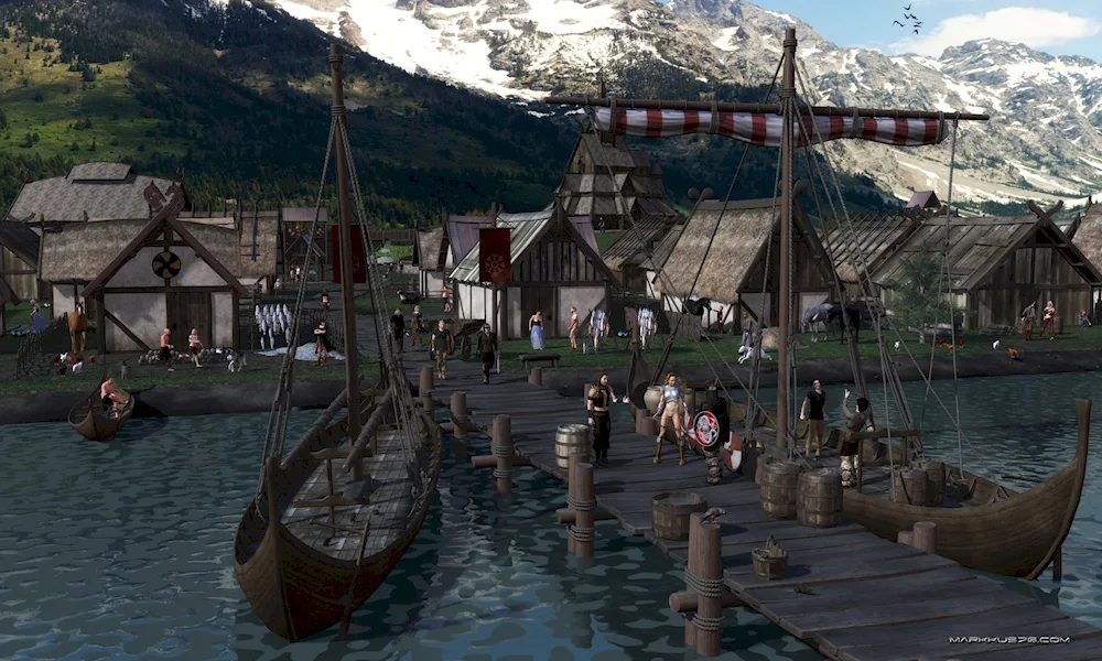 Viking village njardarheim