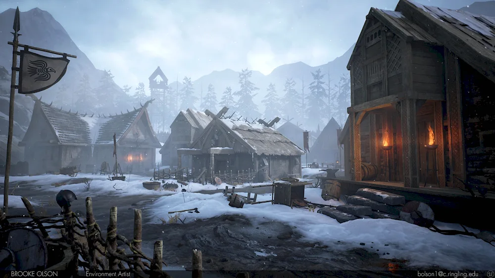 Viking village Valheim