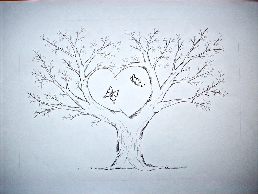 Tree silhouette