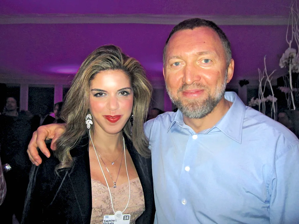 Deripaska with wife