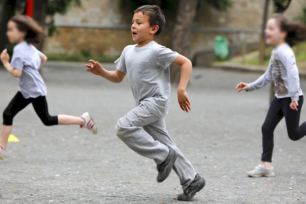 Girl running