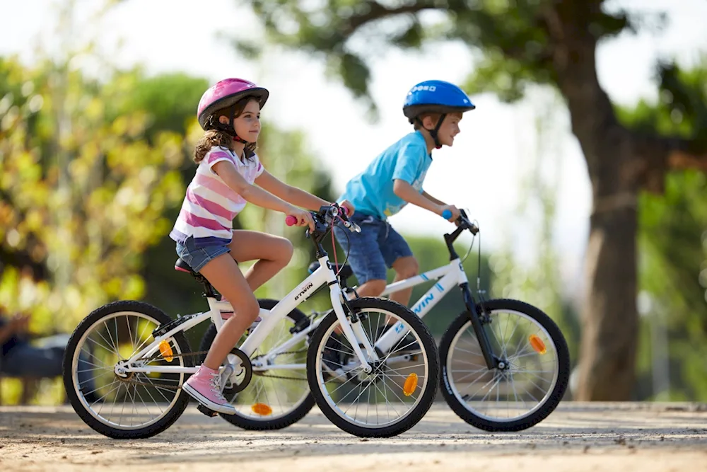 Children's bicycle bike without background