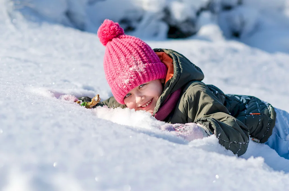 Winter photo shoot in winter