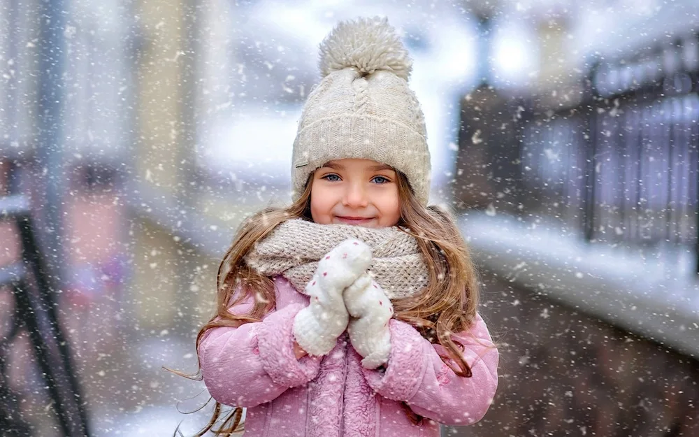 Children in winter