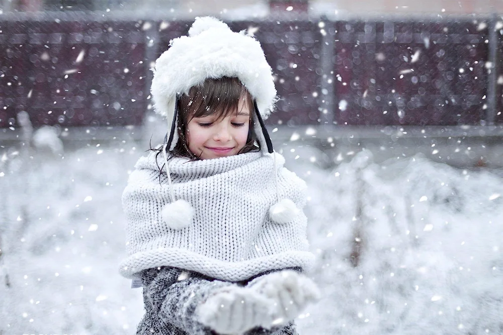 Children in winter