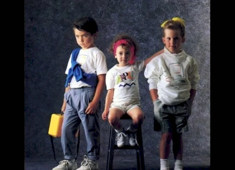 Children's clothes of the 80s. x