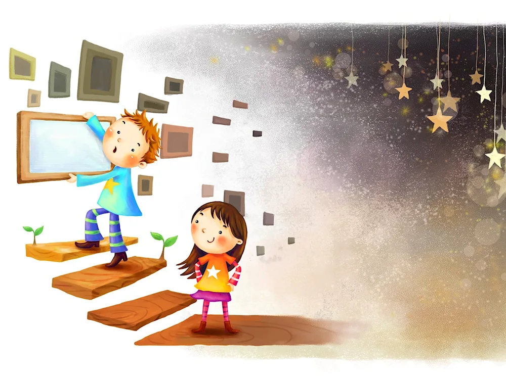 Children's pictures for presentation