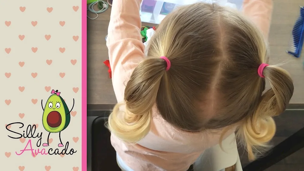 Children's ponytails