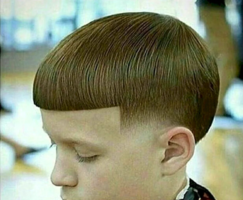 Potty haircut for men