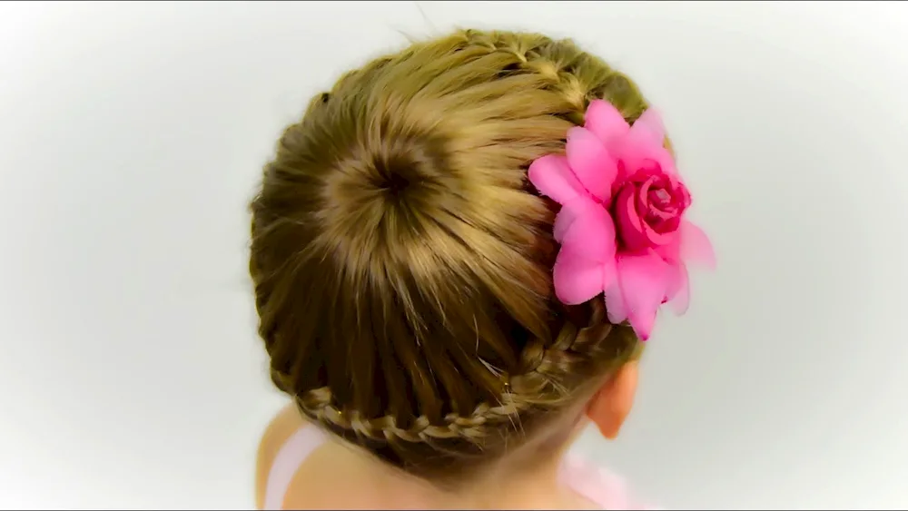 Bouffle hairstyle for girls