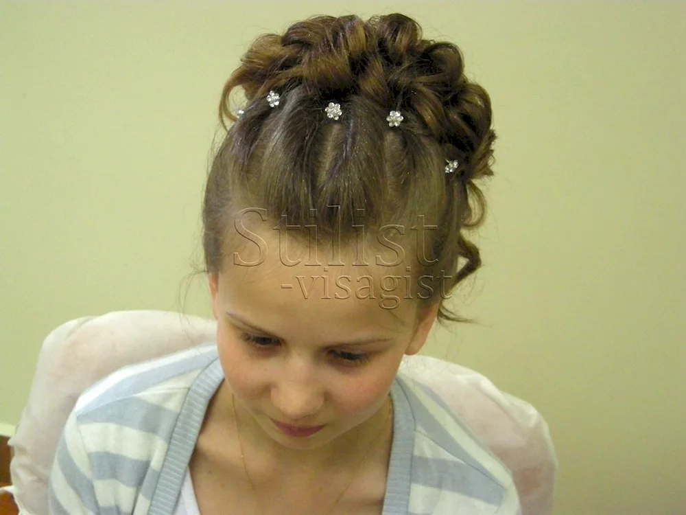 Children's hairstyles for prom