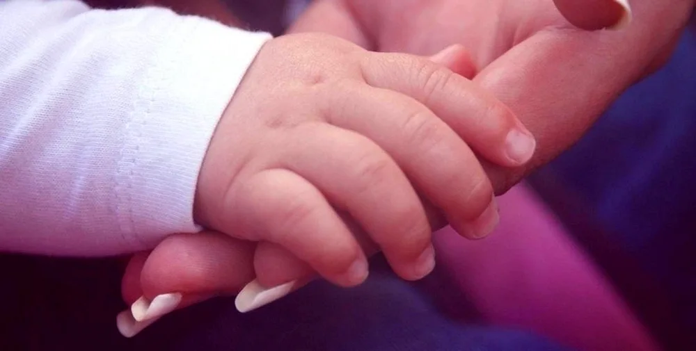 Family hands