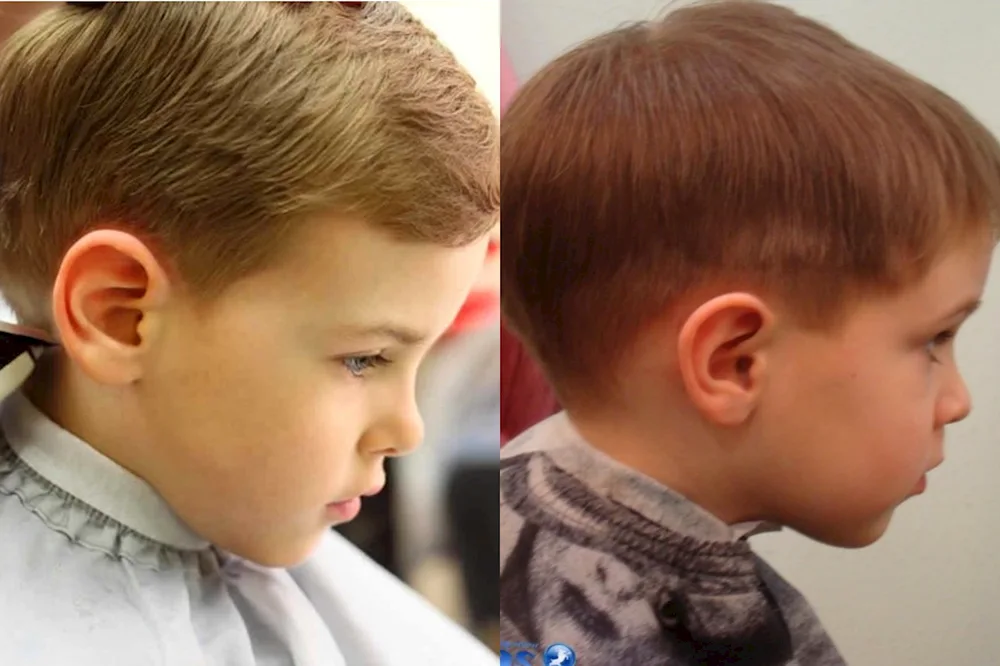 Sesson haircut for boy