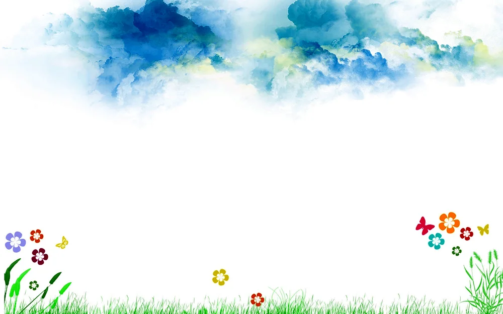 Garden backgrounds for children