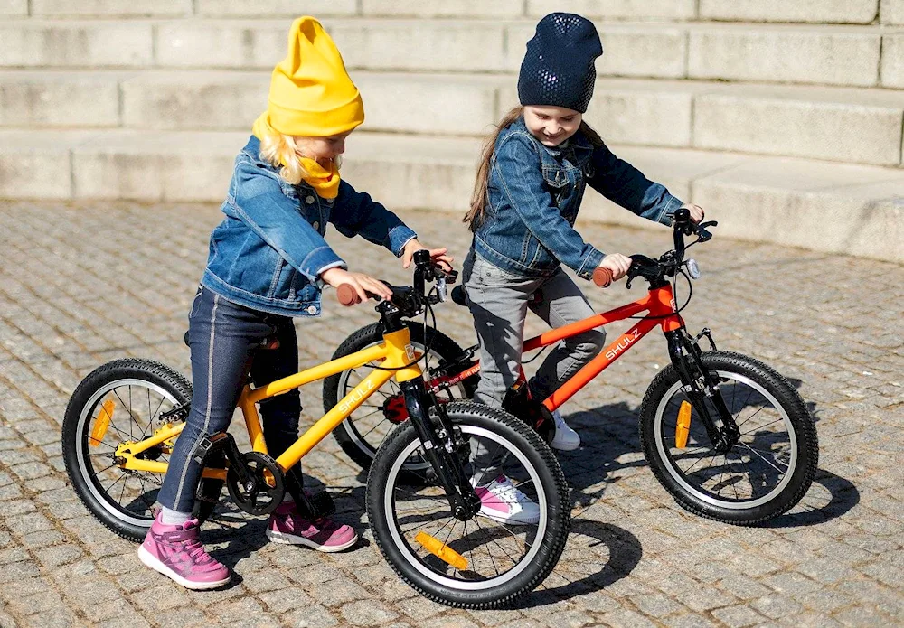 Children with bike