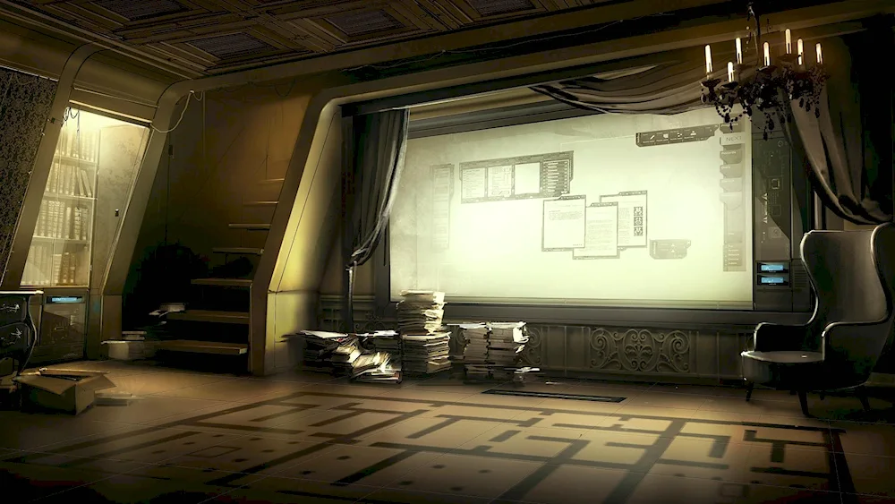 Deus ex Human Revolution interiors