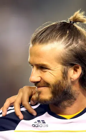 David Beckham braids