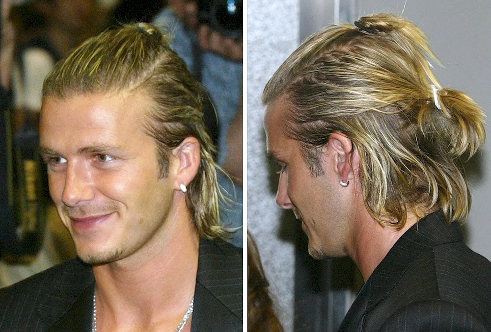 David Beckham braids