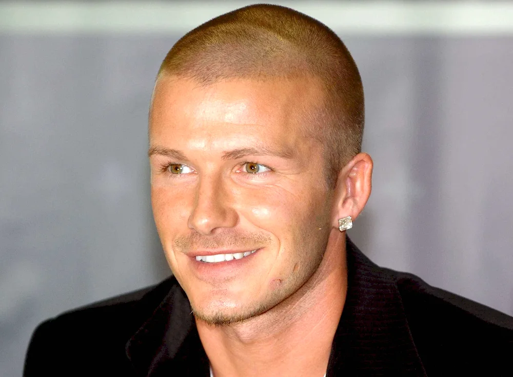 David Beckham short haircut