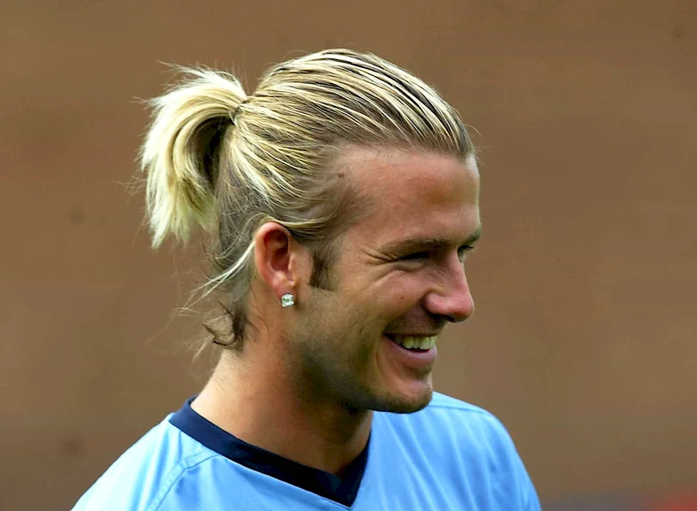 David Beckham braids