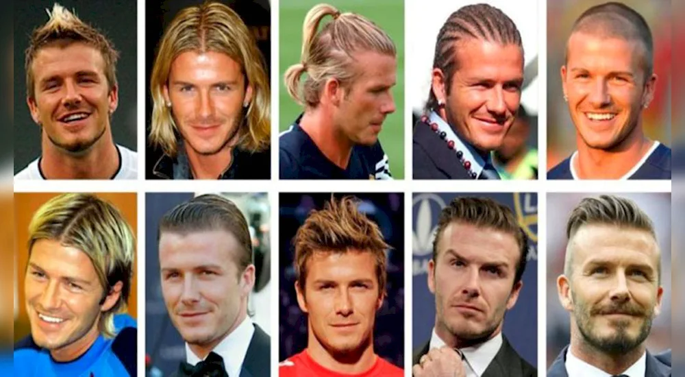 David Beckham braids