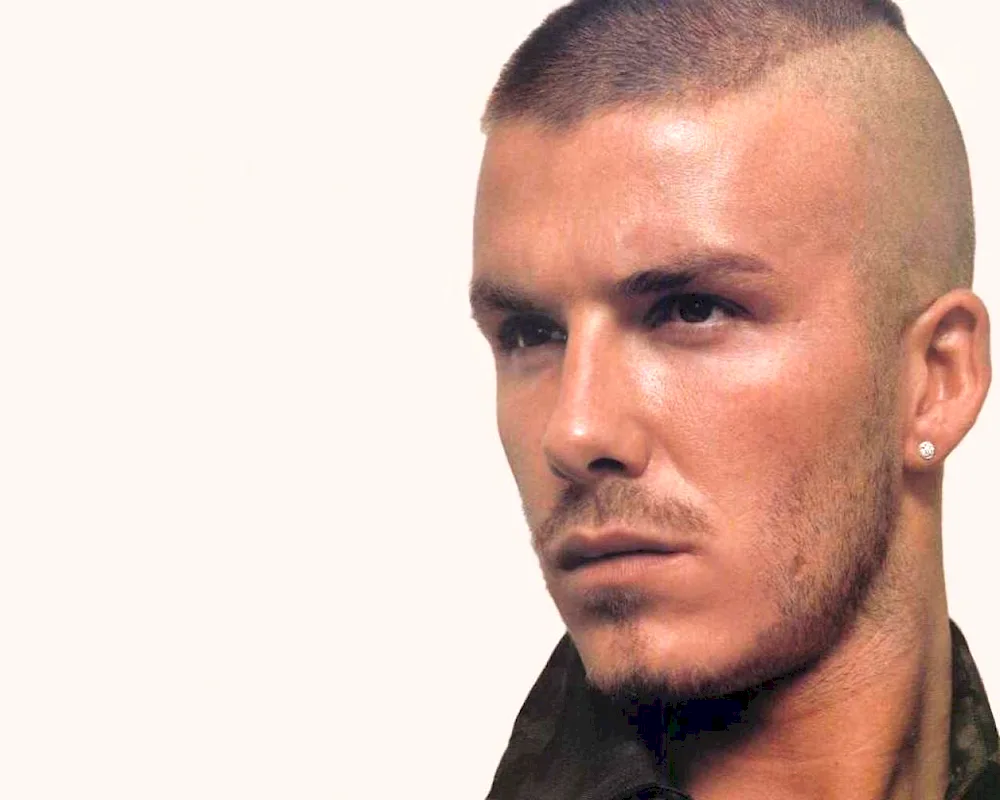 David Beckham mohawk haircut 0. 5