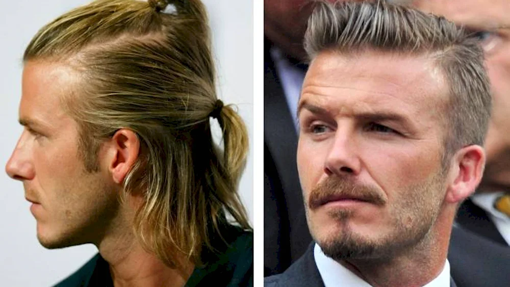 David Beckham hairstyles