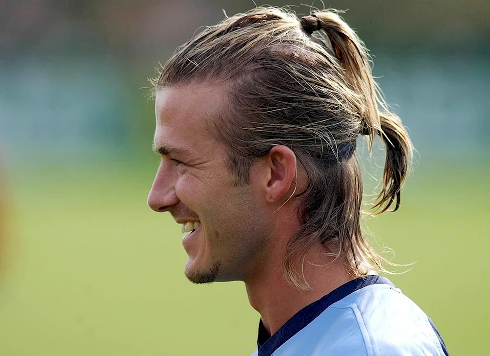 David Beckham braids